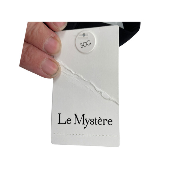 NWT LE MYSTERE BLACK LACE SOPHIA T-SHIRT BRA 30 G - Picture 8 of 10